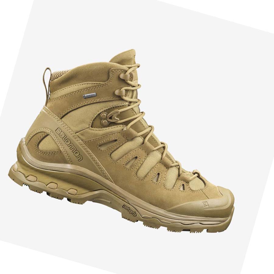 Salomon QUEST 4D GORE-TEX FORCES 2 Csizma Férfi Barna | HU 2276BEX